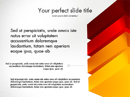 Stacked Shapes Presentation Template, Master Slide