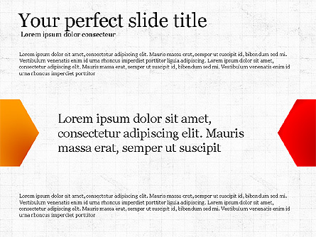 Simple Infographics Shapes Presentation Template, Master Slide