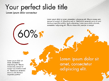 Continents Infographics Presentation Template, Master Slide