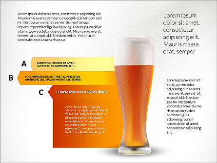 Beer Infographics Presentation Deck Presentation Template, Master Slide