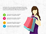 Shopping Infographics slide 1