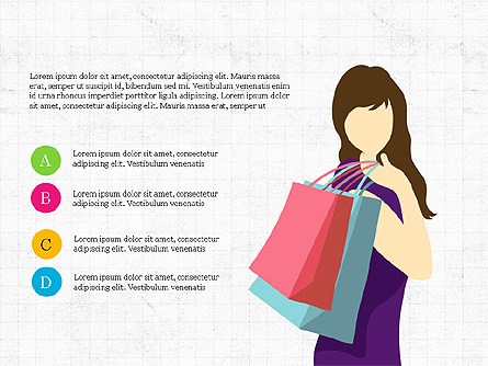 Shopping Infographics Presentation Template, Master Slide