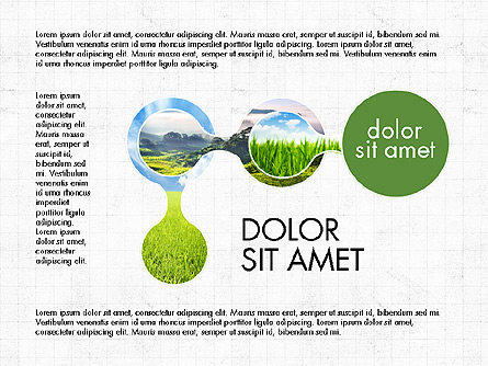 Ecology Process Presentation Concept Presentation Template, Master Slide