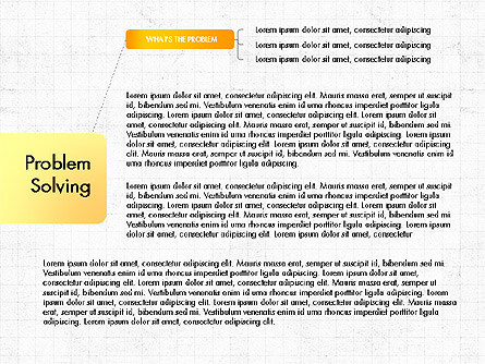 Problem Solving Stages Presentation Template Presentation Template, Master Slide