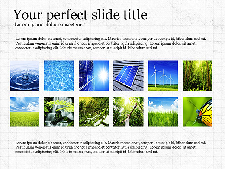 Sustainability Presentation Concept Presentation Template, Master Slide