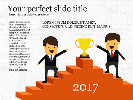 Winning Strategy Concept Presentation Presentation Template, Master Slide