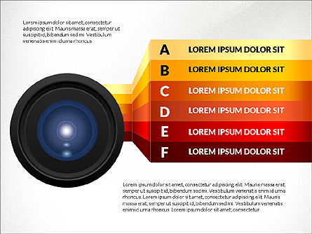 Camera Infographics Presentation Template, Master Slide