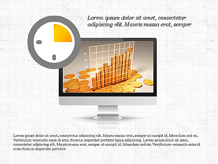 Time Management Infographic Elements Presentation Template, Master Slide