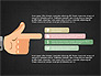 Flat Design Presentation Concept with Hands slide 10