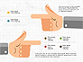 Flat Design Presentation Concept with Hands slide 6