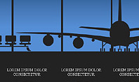 Roadmap with Airport Silhouette Slide Deck
