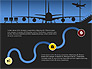 Roadmap with Airport Silhouette Slide Deck slide 7