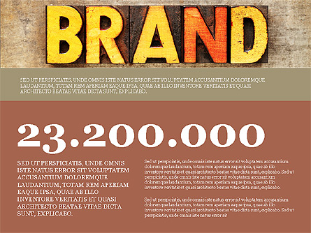 Branding Presentation Concept Presentation Template, Master Slide