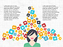 Social Media Flat Designed Presentation Concept slide 1