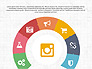 Social Media Flat Designed Presentation Concept slide 2