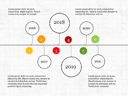 Timeline Infographics Collection Presentation Template, Master Slide