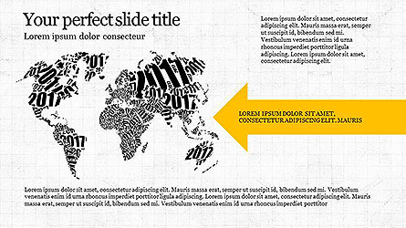 Annual Report Infographics Concept Presentation Template, Master Slide