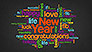New Year Congratulations and Wishes Presentation Concept slide 9