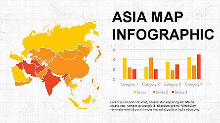 Countries Maps Infographics Presentation Template, Master Slide