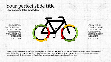 Colorful Circular Process Diagrams Presentation Template, Master Slide