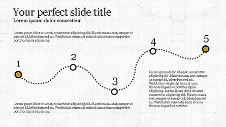 Line Chart Toolbox Presentation Template, Master Slide