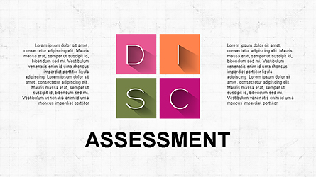 DISC Diagram Slide Deck Presentation Template, Master Slide