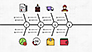 Fishbone Diagram with E-Commerce Icons slide 5