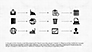 Monochrome Flat Icons and Process slide 8
