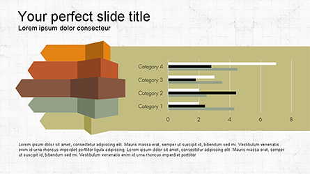 Infographics Report Template Presentation Template, Master Slide