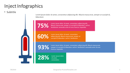 Inject Infographics Presentation Template, Master Slide