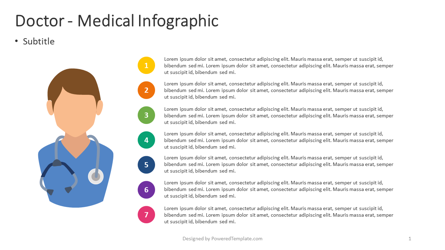 Doctor - Medical Infographic Presentation Template, Master Slide
