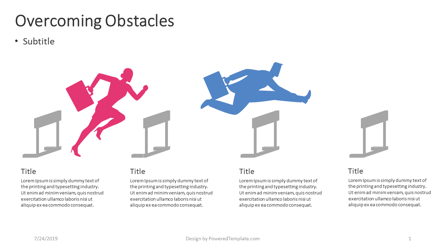 Overcoming Obstacles Presentation Template, Master Slide