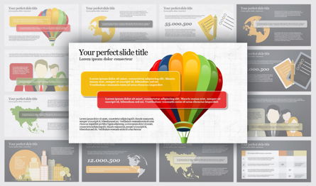 Travel PowerPoint Infographics Presentation Template, Master Slide