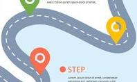 Roadmap with Milestones Infographic