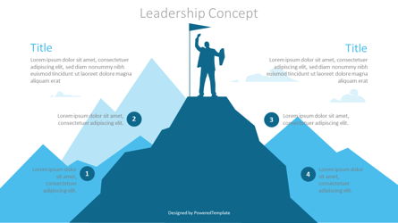 Leadership Concept Graphics Presentation Template, Master Slide