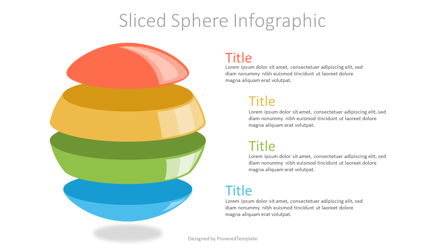 Sliced Sphere Infographic Presentation Template, Master Slide