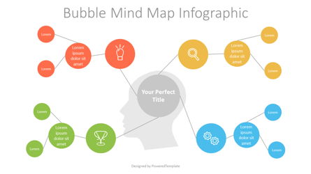 Bubble Mind Map Diagram Presentation Template, Master Slide