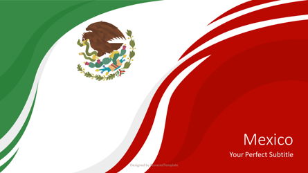 National Flag of Mexico Presentation Template, Master Slide