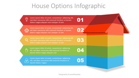 House Options Infographic Presentation Template, Master Slide