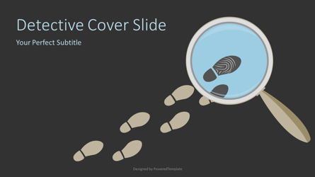 Detective Cover Slide Presentation Template, Master Slide