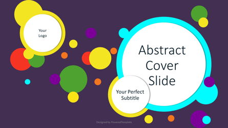 Abstract Colorful Circles Cover Slide Presentation Template, Master Slide