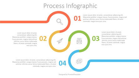 Circle with Numbered Options Infographics Presentation Template, Master Slide