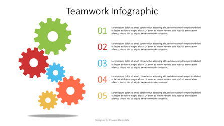 Teamwork Infographic Presentation Template, Master Slide