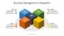Business Infographics Cube slide 2