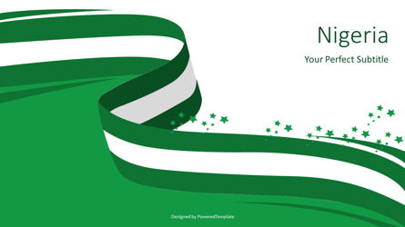National Flag of Nigeria Presentation Template, Master Slide