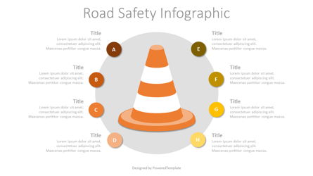 Road Safety Infographic Presentation Template, Master Slide