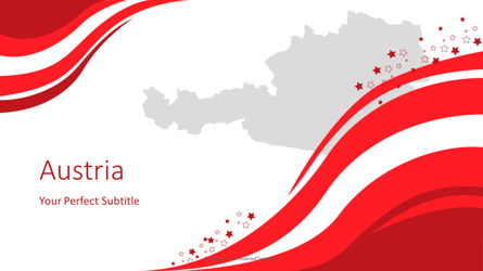 Austria Happy National Day Presentation Template, Master Slide