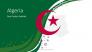 Algeria Festive Flag Cover Slide slide 1