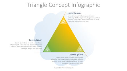 Triangle Concept Infographic Presentation Template, Master Slide