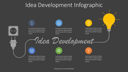 Idea Development Roadmap Presentation Template, Master Slide